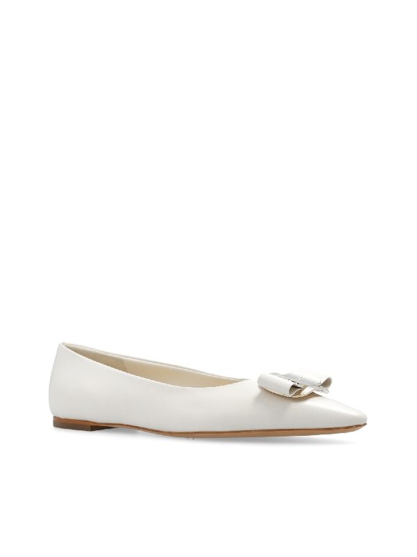 Zea Bow Leather Flats