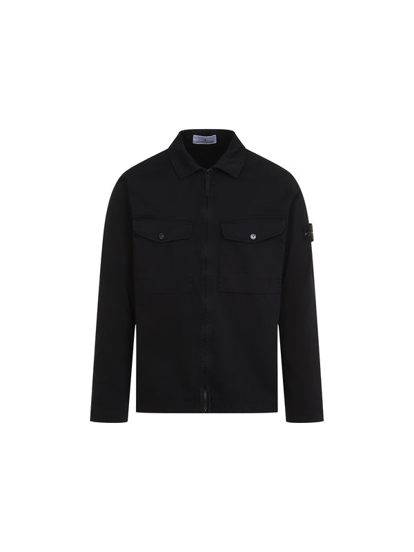 Wappen Patch Pocket Detail Zip-Up Jacket