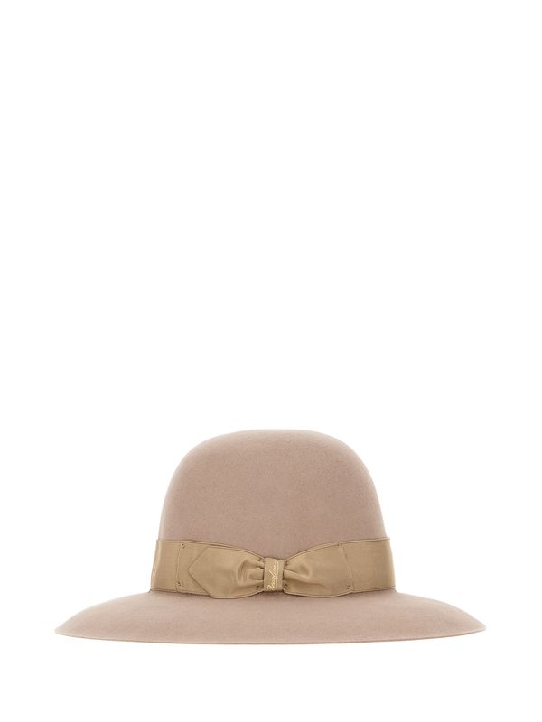 Bow Strap Detail Fedora Hat