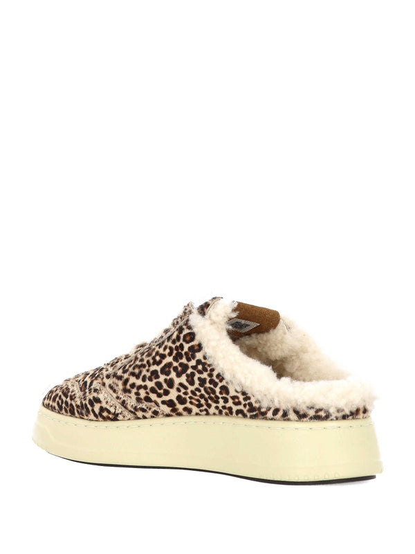 Autry Beige Low Top Sneakers