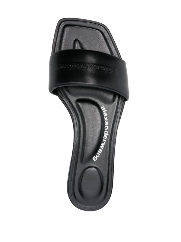 VY Logo Leather Slide