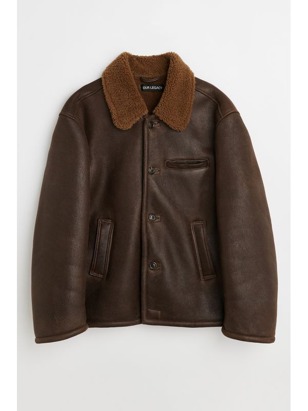 Alaska Shearling Leather Jacket - Jente