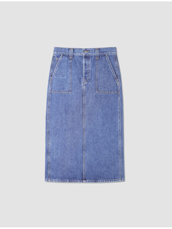 Genevieve Denim Mini Skirt