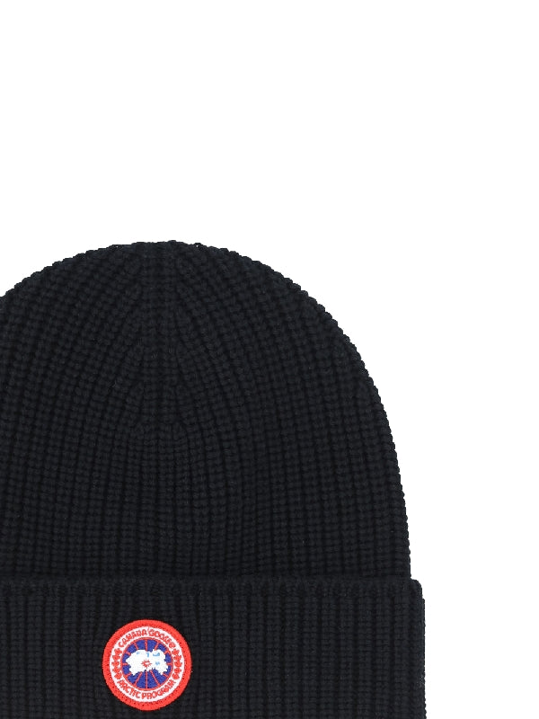 Arctic Disc Logo Patch Wool Beanie