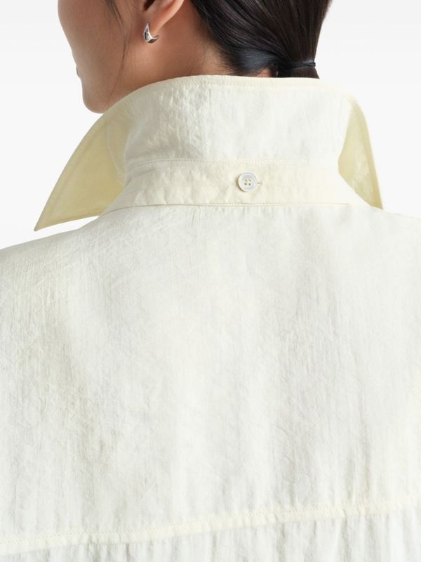 Tie Detail
  Silk Blend Shirt