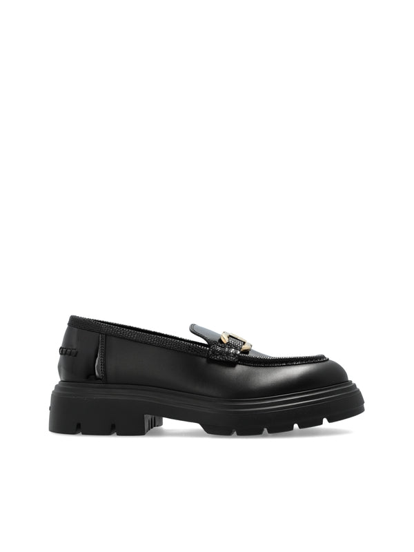 Brooke Gancini Detail Leather Loafer