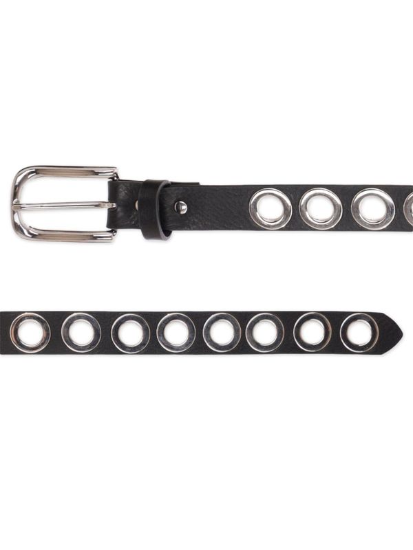 Eyelet Leather Belt