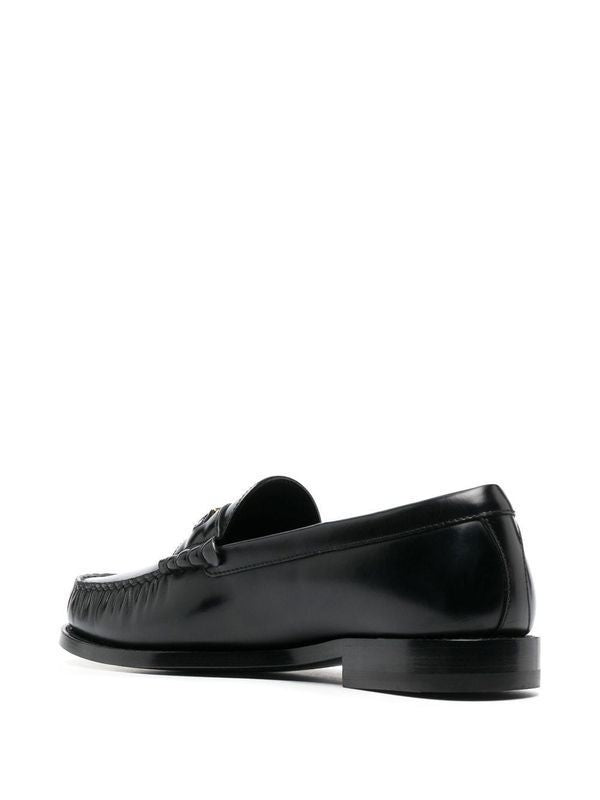 Triomphe Logo Leather Loafers