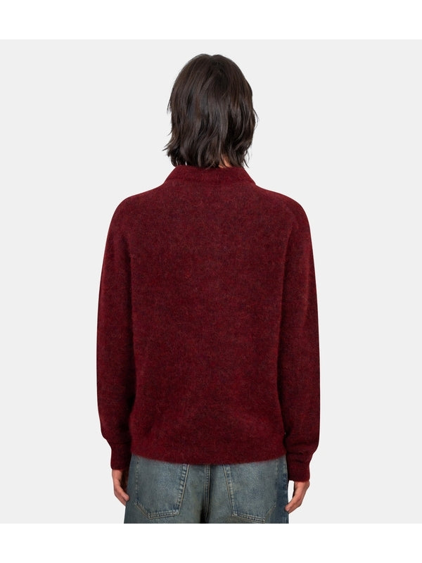 Sunflower Burgundy Knitted