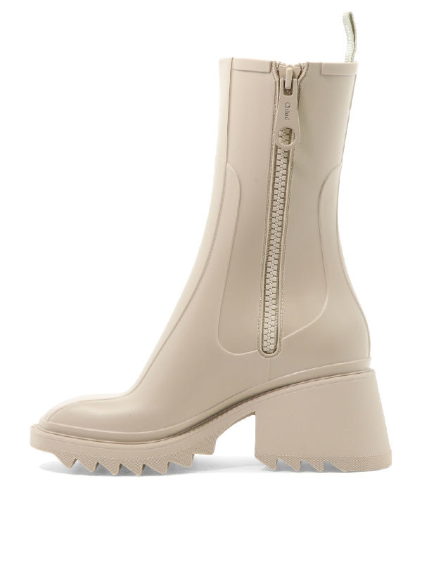 Betty Logo Rubber Rain Boots