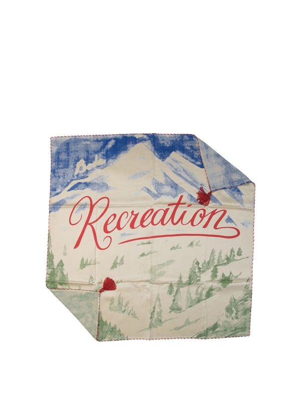 Postcard Printing Silk Scarf