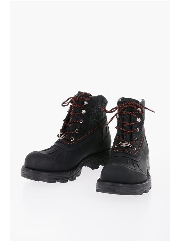 D Hammer Lace-Up Boots