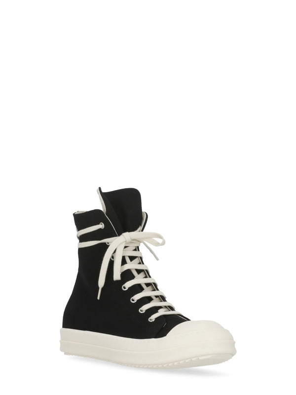 Rick Owens Drkshdw Black High Top Sneakers