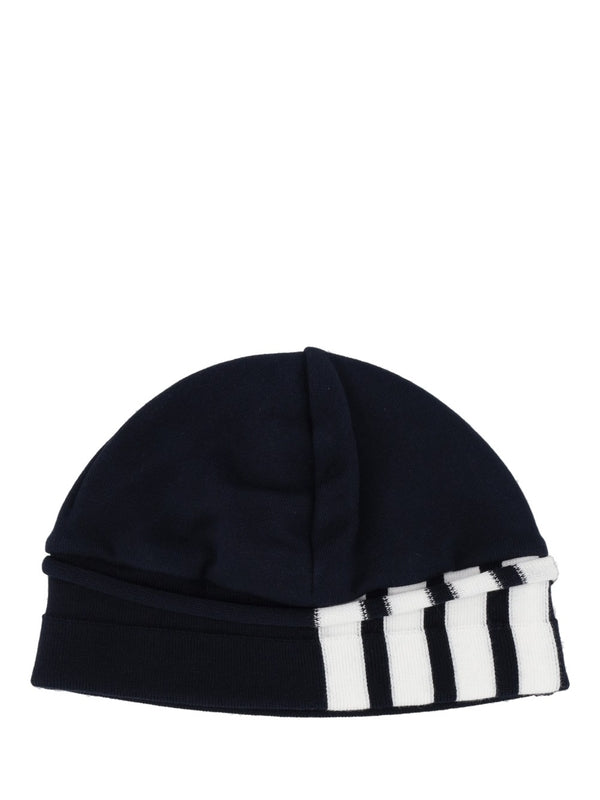 4-Bar Cotton Beanie