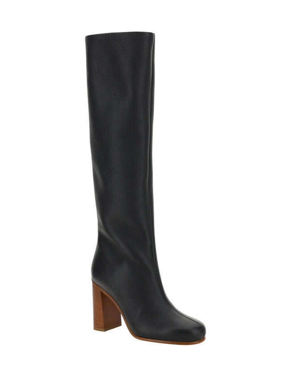 Willow Zipper Calfskin High
  Boots