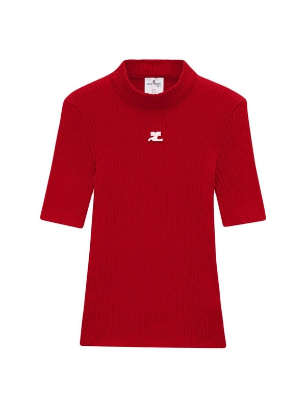 Reedition Logo Rib Short
  Sleeve Knit