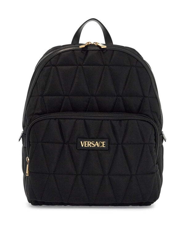 quilted nylon backpack Backpacks