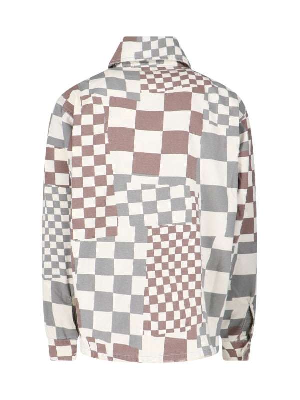 Logo Checkerboard Printing Jacket