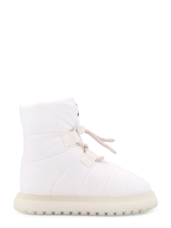 Gaia Logo Padding Lace-Up Boots