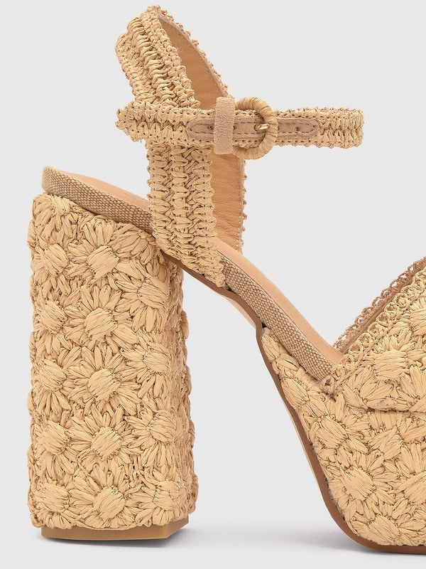 Castaner Beige Sandals Heel