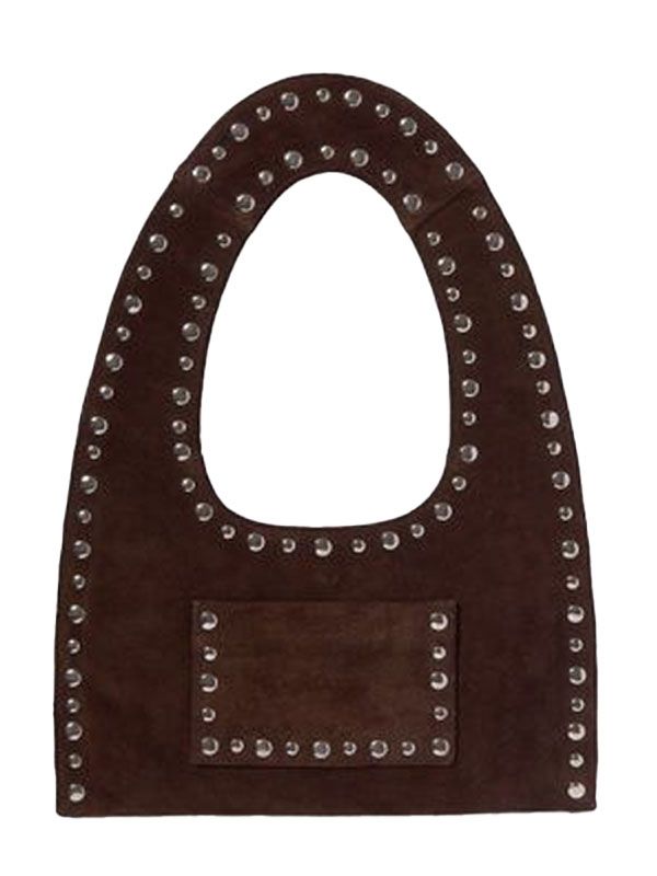 Franca Stud Leather Mini Shoulder Bag