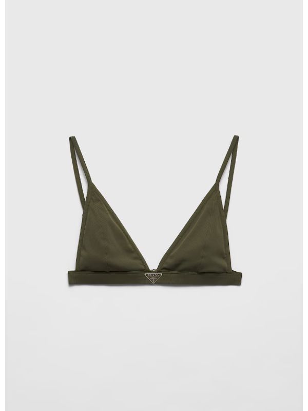 Triangle Logo Underwearlette Bikini Top