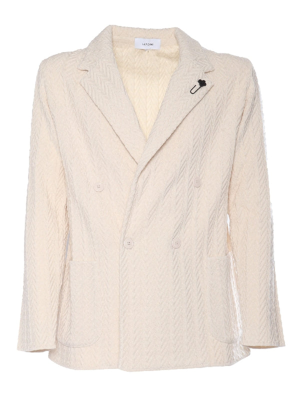 Boutonniere Cotton Double Jacket