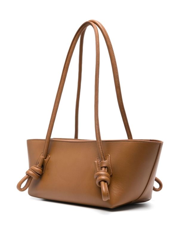 Fleca Knot
  Detail Leather Shoulder Bag
