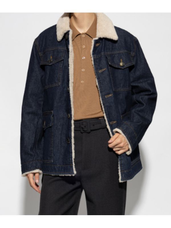 Shearing Collar Denim Jacket