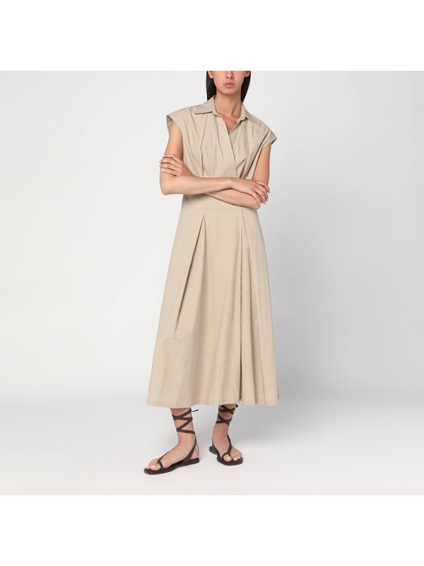 A.P.C. Beige Midi Dress