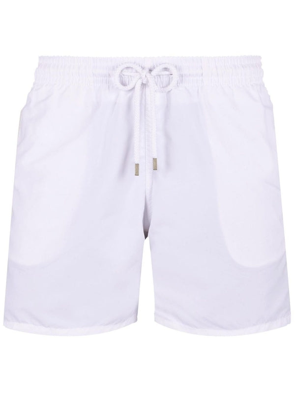 White Nylon Swim Shorts
