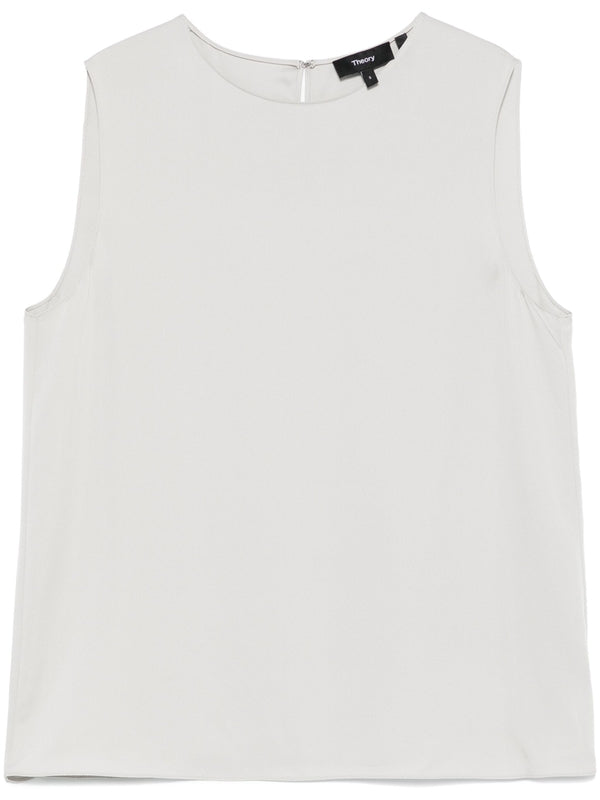 Silk Sleeveless Top