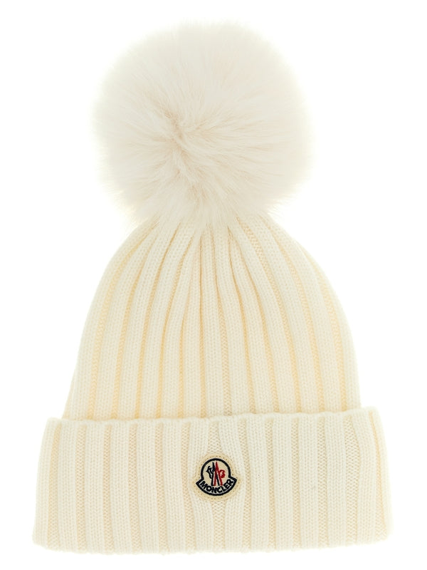 Moncler Ivory Beanies