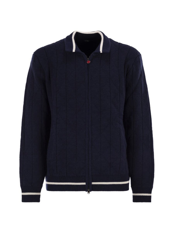 Kiton Blue Cardigans