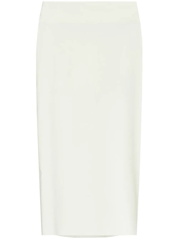 Back Tie Detail Midi Skirt