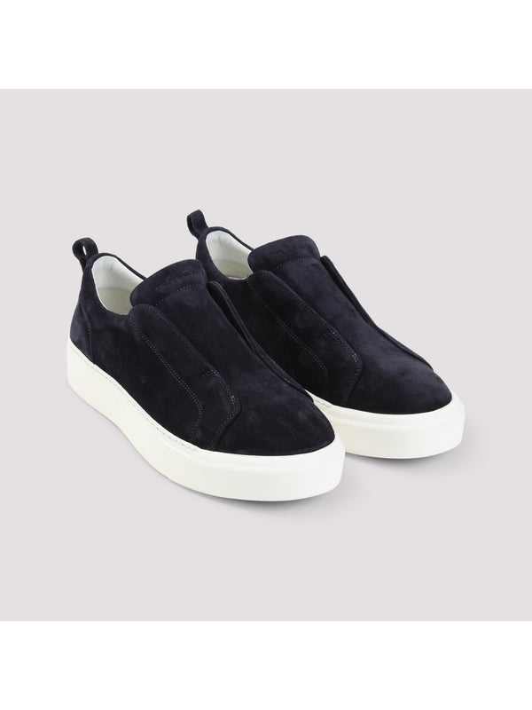 Leather Low-Top Sneakers