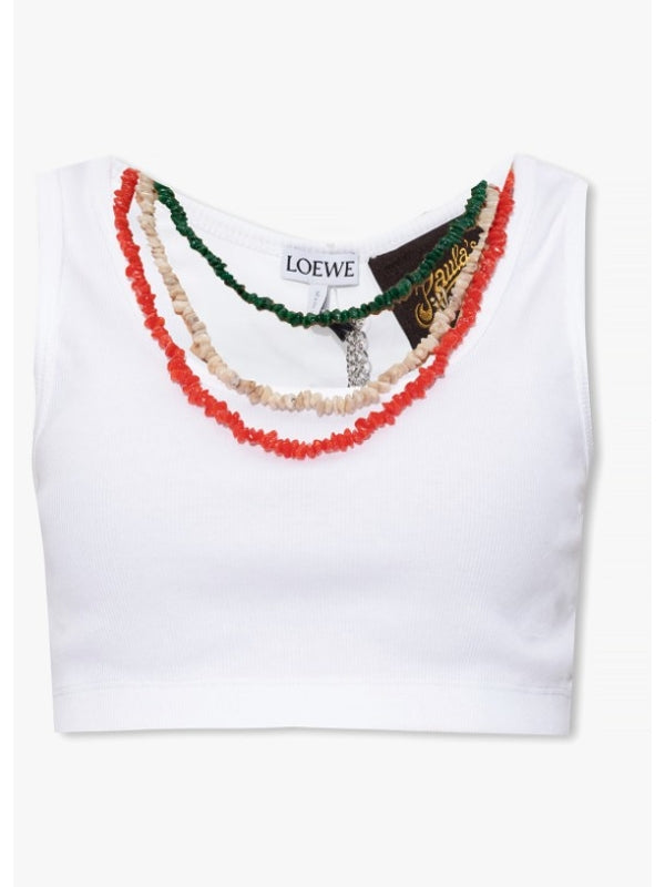 Loewe White Sleeveless