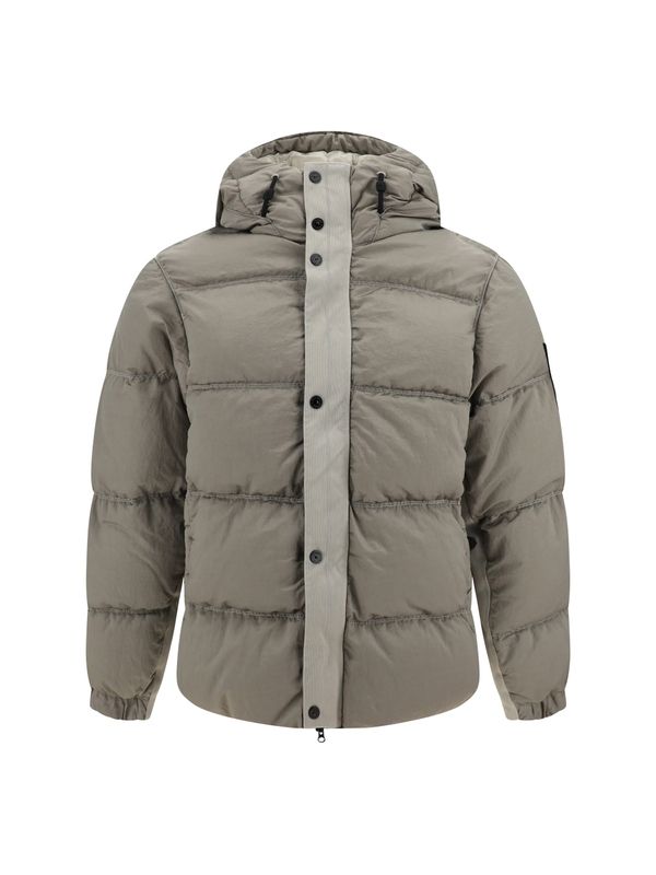 Wappen Patch Hooded Nylon Padded Jacket