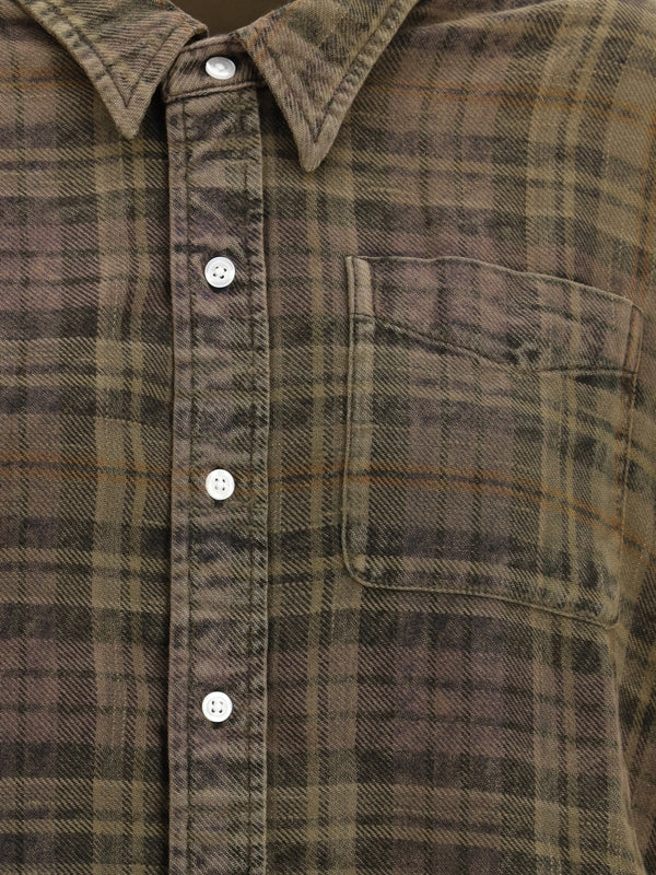 R13 Green Checked Shirts & Blouses