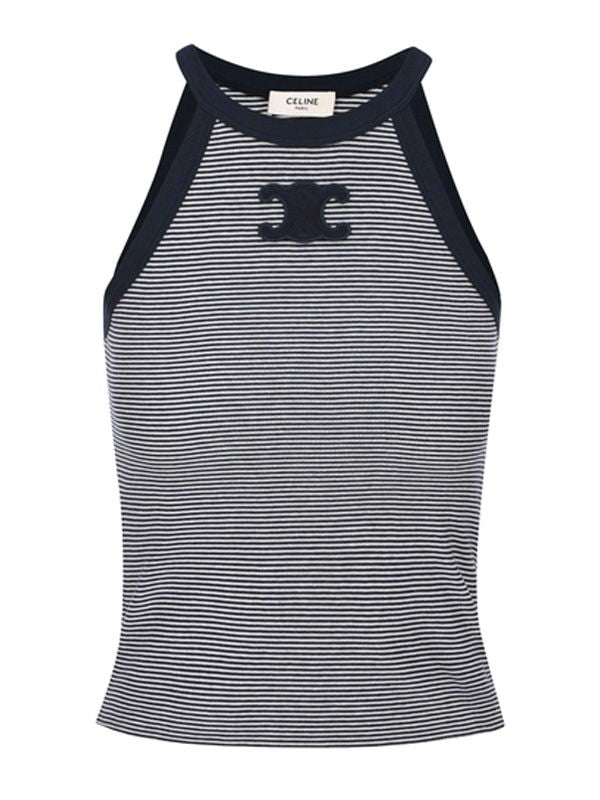 Triomphe Stripe Sleeveless Top