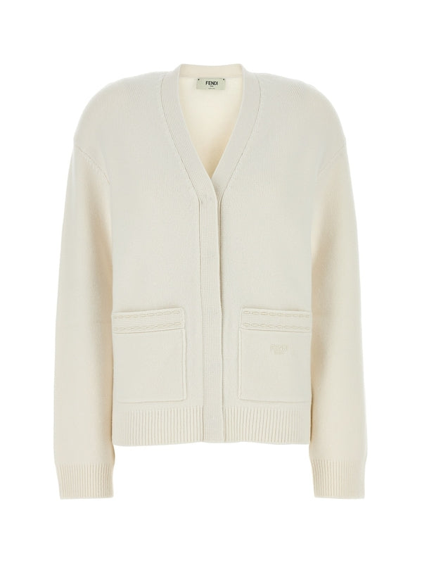 V-neck Cashmere Cardigan