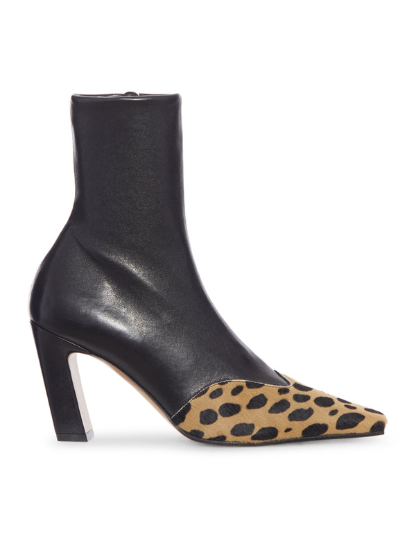 Khaite Black Ankle Boots