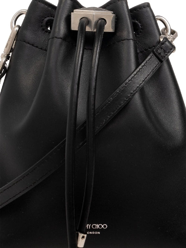 Bon Bon Drawstring Leather
  Bucket Bag