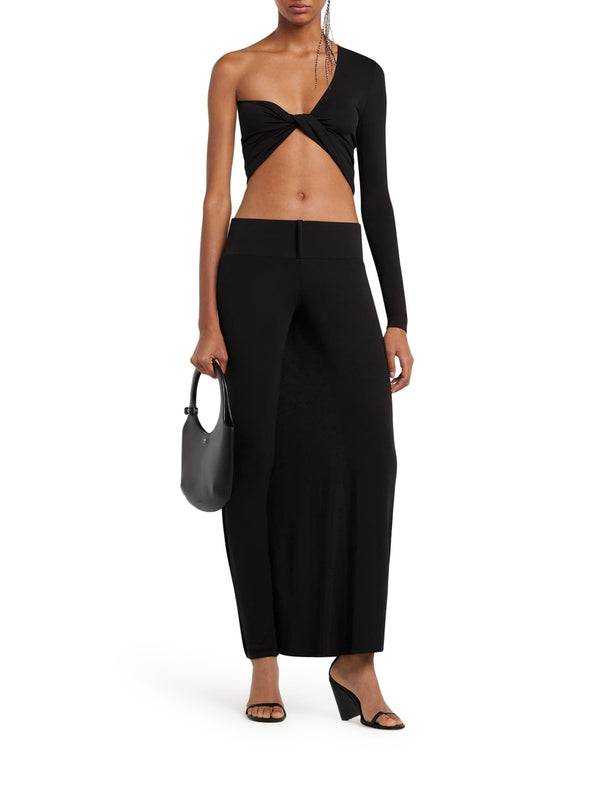 Asymmetric One Shoulder Twist
  Long Sleeve