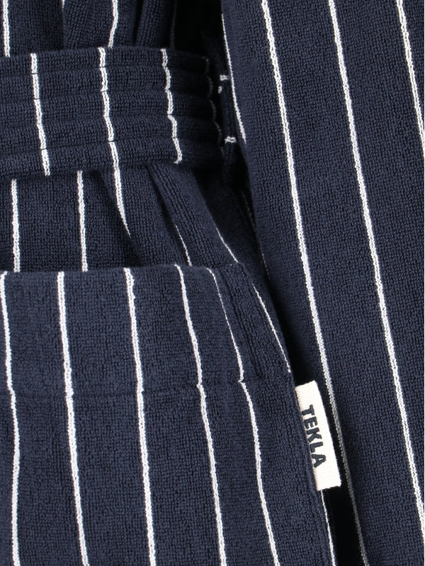 Striped Cotton Bathrobe