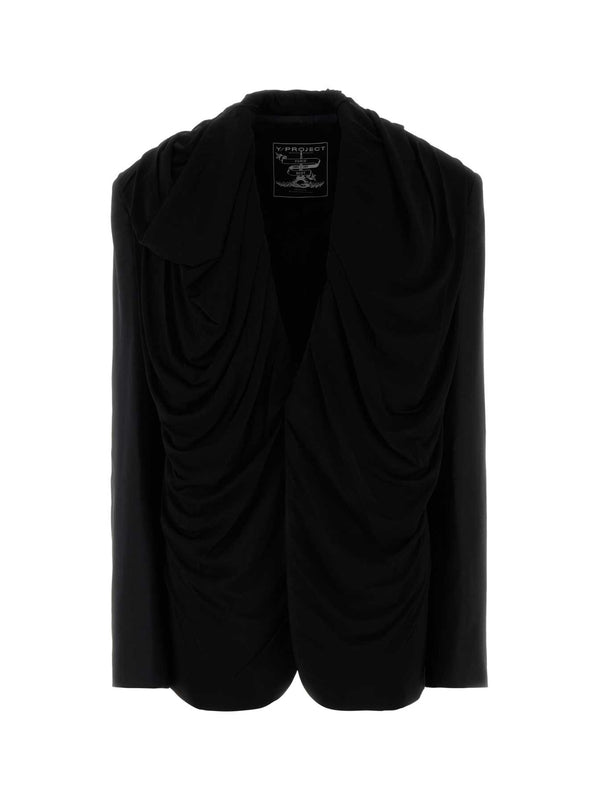 Y/Project Black Tailored Jackets