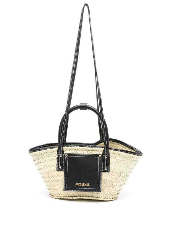 Soli Basket Raffia Small Tote Bag