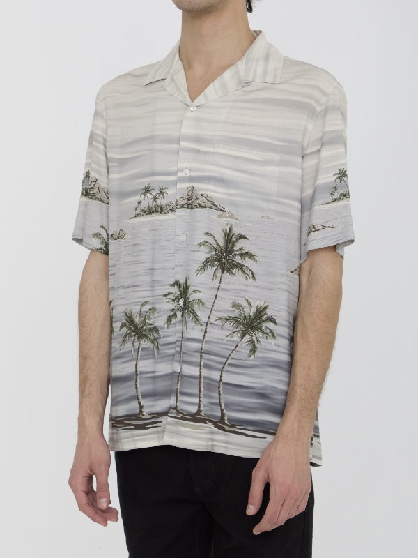 Allover Printed Short Sleeve Shirt