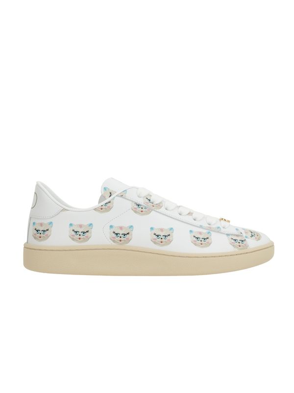 Valentino White Low Top Sneakers