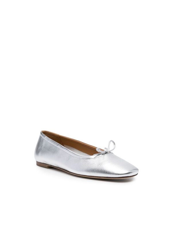 Delfina Bow Metallic Flat
  Shoes